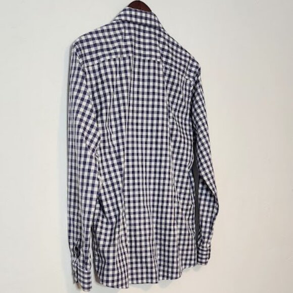 Eton Men's Dress Shirt Size 17.5 - Picture 4 of 5